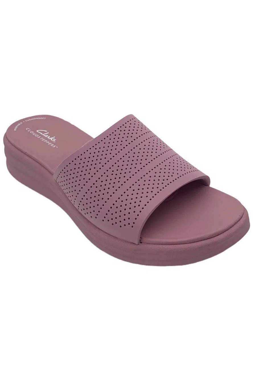 CLOUDSTEPPERS by Clarks Women's Drift Twist Casual Slides Purple - Medium